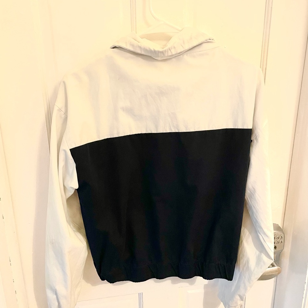 Rainbow Stripe Color Block Windbreaker - image 2